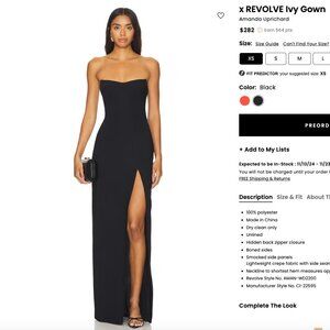 Amanda Uprichard x REVOLVE Ivy Gown